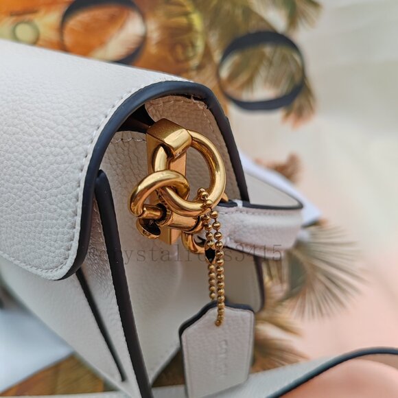 Tabby Coach Shoulder Bag 26 white - Picture 7 of 15